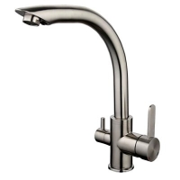 G4399-5 Cмеситель Кухня GAPPO d-35 c подключением фильтра питьевой воды (сатин) G4399-5 Cмеситель Кухня GAPPO d-35 c подключением фильтра питьевой воды (сатин)