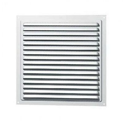 Решетка вентиляционная МЕТАЛЛ с сеткой 150х150 ВРС некраш.