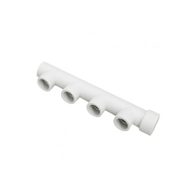 Коллектор 4 выхода 32х1/2" гайка PP-R Rosturplast