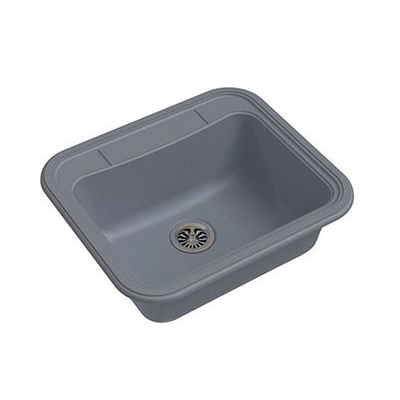 Мойка EWIGSTEIN Antik 60 1 чаша 600х520 мм (серый металлик) Мойка EWIGSTEIN Antik 60 1 чаша 600х520 мм (серый металлик)