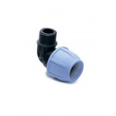 Колено 20х 1/2 штуцер ПЭ РОСТУРПЛАСТ