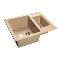 Мойка GRANFEST GF-Q610K 1,5 чаши 610*500 мм (песочный - 302) Мойка GRANFEST GF-Q610K 1,5 чаши 610*500 мм (песочный - 302)