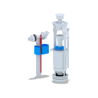 WC6050 Арматура с бок подв 1/2 пласт эконом кнопка белая WC6050 Арматура с бок подв 1/2 пласт эконом кнопка белая