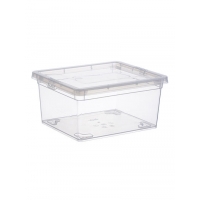 Ящик 2л. с крышкой 190х160х90мм Прозрачный (М-пластика) (М 2350) Ящик 2л. с крышкой 190х160х90мм Прозрачный (М-пластика) (М 2350)