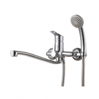 6553C Партнер Смеситель универс одноручный, изогy. излив 300 мм, дивертор с кер.пласт., хром LEMARK 6553C Партнер Смеситель универс одноручный, изогy. излив 300 мм, дивертор с кер.пласт., хром LEMARK