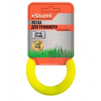 GT3535-2.4-S-15 Леска для триммера, d=2.4 мм, l=15м, КРУЧЕНЫЙ КВАДРАТ,металл., картон, Sturm!