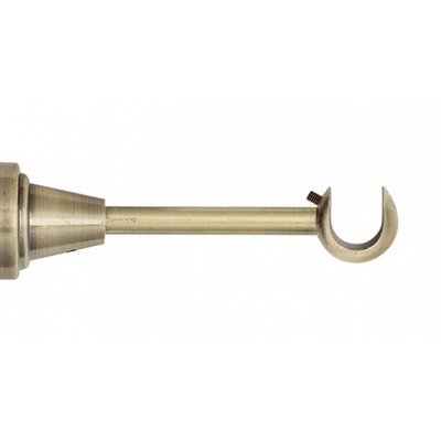 Кронштейн одинарный открытый усиленный D19 графит (В001-19)