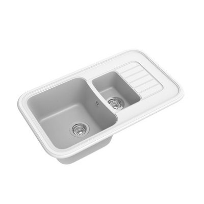 Мойка EWIGSTEIN Antik 60К 1,5 чаши 660х510 мм (иней)