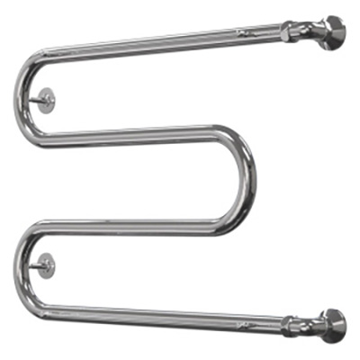 Полотенцесушитель М 60*50 ф3/4" с 2-мя полочками (К-крепеж 2) 07723