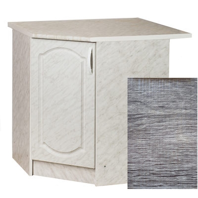 Рабочий стол угловой 85*85 (1дверь) Турин фасад МДФ столешница цвет (САХАРА)