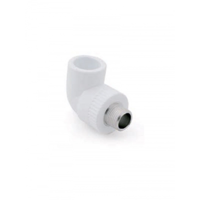 Уголок комб. штуцер 20х3/4 PP-R Rosturplast (25)