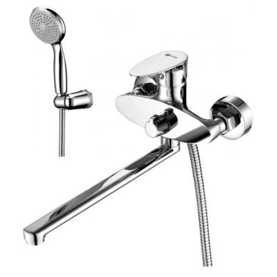 0251C Неро Смеситель универсальный с плоск. изливом 300мм, дивертор с кер. пластинами, хром LEMARK 0251C Неро Смеситель универсальный с плоск. изливом 300мм, дивертор с кер. пластинами, хром LEMARK