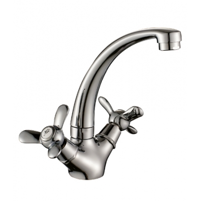 Cмеситель Тюльпан 1/2 м/к, поворотный излив, хром ROSSINKA Q02-64 Cмеситель Тюльпан 1/2 м/к, поворотный излив, хром ROSSINKA Q02-64