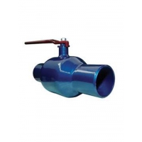 Кран шаровый 11с67п2ЦП 00.1 DN 125/100 (PN25) цельносв. под прив. МАРШАЛ (2 части)