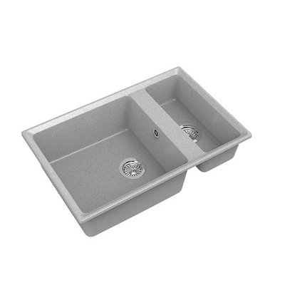 Мойка GRANFEST GF-LV-760К 1,5 чаши 760*500 мм (серый-310)