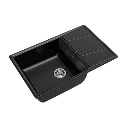 Мойка GRANFEST GF-V-780L чаша+крыло 780*500мм (графит)