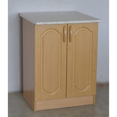 Рабочий стол 60 бук фасад МДФ столешница цвет (КАРАРА)