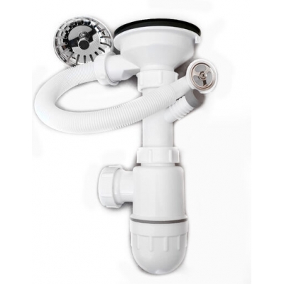 SALD 0001 Сифон бутылочный БРИСЛ 3 1/2" х 40, с круг.перел. для ГРАНИТНОЙ мойки, с одним отводом с/м SALD 0001 Сифон бутылочный БРИСЛ 3 1/2" х 40, с круг.перел. для ГРАНИТНОЙ мойки, с одним отводом с/м