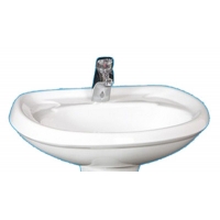 УМЫВАЛЬНИК "Соната - 54" белый КРАП с отв. с переливом (г.Воротынск)