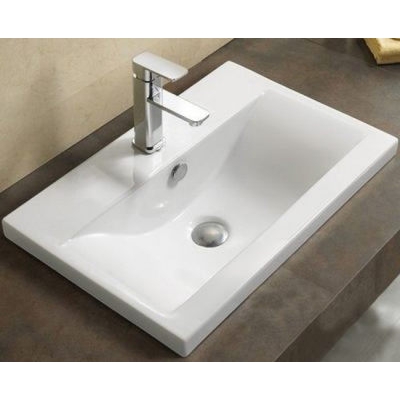 800-9393 (80) Раковина для ванной врезная 810х395х185 MELANA