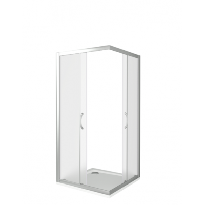 Душ.ограждение LATTE CR-100-G-WE Г-образное, стекло Grape 5мм (без поддона и автослива)