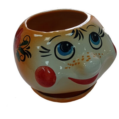 Кашпо КЕРАМИЧЕСКОЕ для цветов "КОЛОБОК" Н=15 см, L=20 см Кашпо КЕРАМИЧЕСКОЕ для цветов "КОЛОБОК" Н=15 см, L=20 см