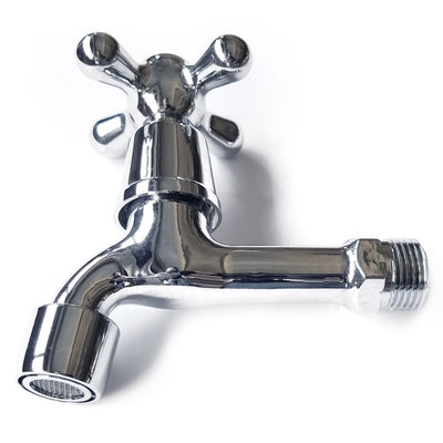 Кран водоразборный 1/2" с аэратором (ХРОМ) СТК-1002 Крест Кран водоразборный 1/2" с аэратором (ХРОМ) СТК-1002 Крест