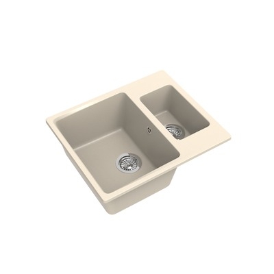 Мойка EWIGSTEIN Gerd 60K (крем) 1,5 чаши 600*500 мм Мойка EWIGSTEIN Gerd 60K (крем) 1,5 чаши 600*500 мм