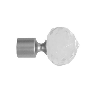 Наконечник Кристалл (набор 2 штуки) D16 хром (C602-16)