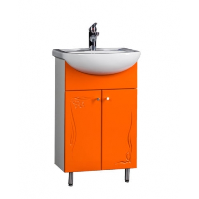 Подстолье "Глория-50" (апельсин) 2 двери под умыв. "Ладога - 50" 470х800х283