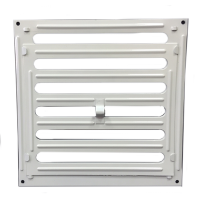 Решетка вентиляционная регулируемая Р-200 (250*250) белая