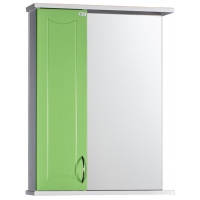 Зеркало-шкаф "Стиль 55" левый (салат) 570х732х230