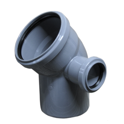 110 колено с отводом 50 УГОЛ 45 ПРАВЫЙ