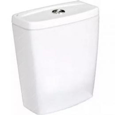 Бачок для унитаза "СОЛО". "Рондо"/ "Рио", "Ока" с арматурой белый г.Киров (меж.ос. 210 мм)