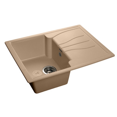 Мойка GRANFEST GF-S680L чаша+крыло 680х500 мм (топаз)