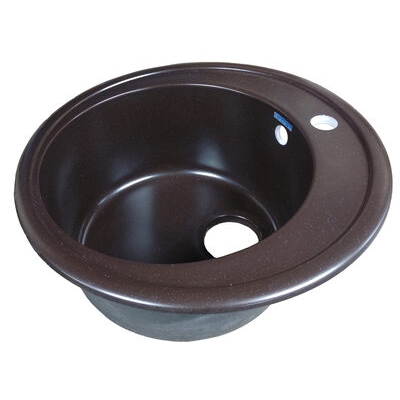 Мойка GRANICOM G-001 D=505 мм, круглая (шоколад)