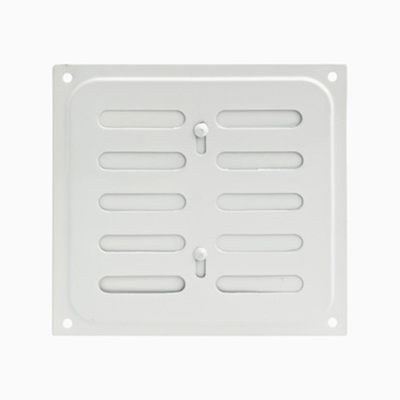 Решетка вентиляционная с заслонкой 160*160 белая Решетка вентиляционная с заслонкой 160*160 белая