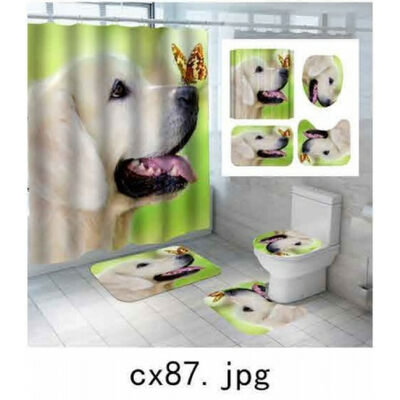 Комлект д/ванной ZALEL фотопринт 4 предмета арт.cx87