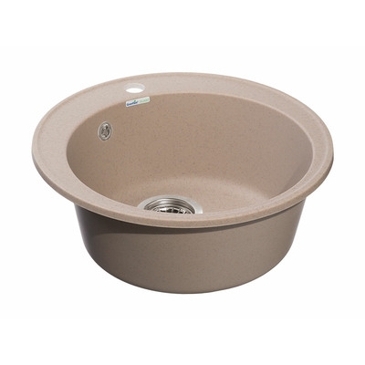 Мойка GRANFEST-QUARZ (ECO) - 08 РОНДО D=480 мм (ПЕСОК) (без сифона)