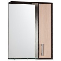 Зеркало-шкаф "ЭКОНОМ-55" прав (венге/дуб млечн) 550*730*160