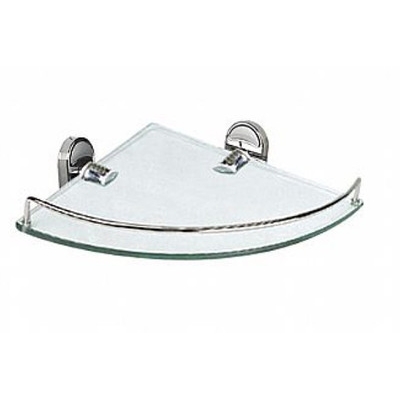 1921-1/L Полка 1-ая угловая хром/стекло 1921-1/L Полка 1-ая угловая хром/стекло