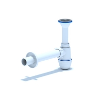 C1004 Сифон Ани 1 1/4"* 40c прямой трубой 40 мм