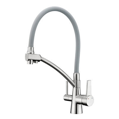 G4398-17 Смеситель Кухня GAPPO d35 с подключение фильтра питьевой воды (хром/серый) G4398-17 Смеситель Кухня GAPPO d35 с подключение фильтра питьевой воды (хром/серый)