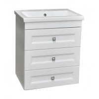 Подстолье "Гранд-60" белый Софт 3 ящика под ум. Сомо-60 600х780х430 Подстолье "Гранд-60" белый Софт 3 ящика под ум. Сомо-60 600х780х430