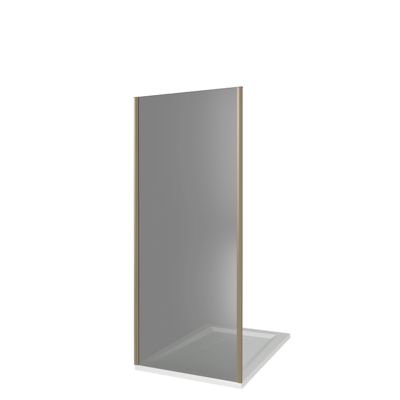 Боковая часть JAZZE SP-80-В-BR стекло БРОНЗА 6мм, бронзовый профиль