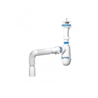 C2005 Сифон Ани 1 1/4"*40 с гофрой 40/40