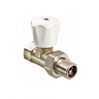 Клапан VALTEC ручной (компактный), для радиатора, прямой 3/4" (VT.008.LN.05) Клапан VALTEC ручной (компактный), для радиатора, прямой 3/4" (VT.008.LN.05)