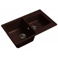 Мойка EWIGSTEIN Elegant 80D 780*480 2 чаши (шоколад) Мойка EWIGSTEIN Elegant 80D 780*480 2 чаши (шоколад)