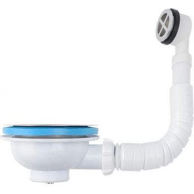NV320-40-MR Выпуск Aquant 3 1/2" с мет.реш. с круглым переливом