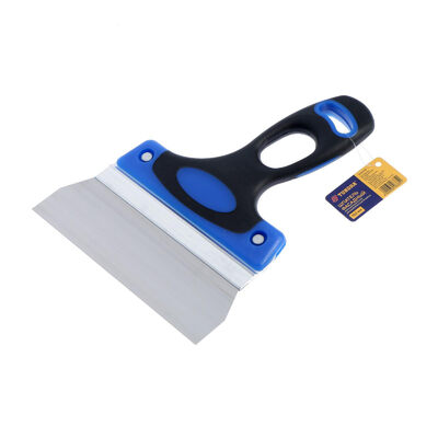 Шпатель фасадный ТУНДРА, 150 мм, нержавеющая сталь, двухкомпонентная рукоятка 3246335 Шпатель фасадный ТУНДРА, 150 мм, нержавеющая сталь, двухкомпонентная рукоятка 3246335